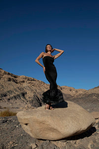 Ramblas Dress | Noir