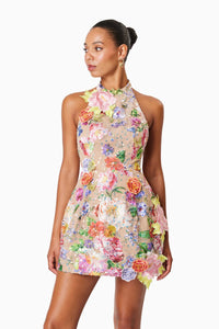 Elliatt Meadowhawk Mini Sequin Dress | Pink