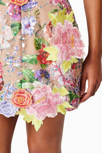Elliatt Meadowhawk Mini Sequin Dress | Pink
