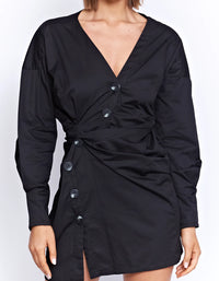 Lautrec Twist Dress | Black