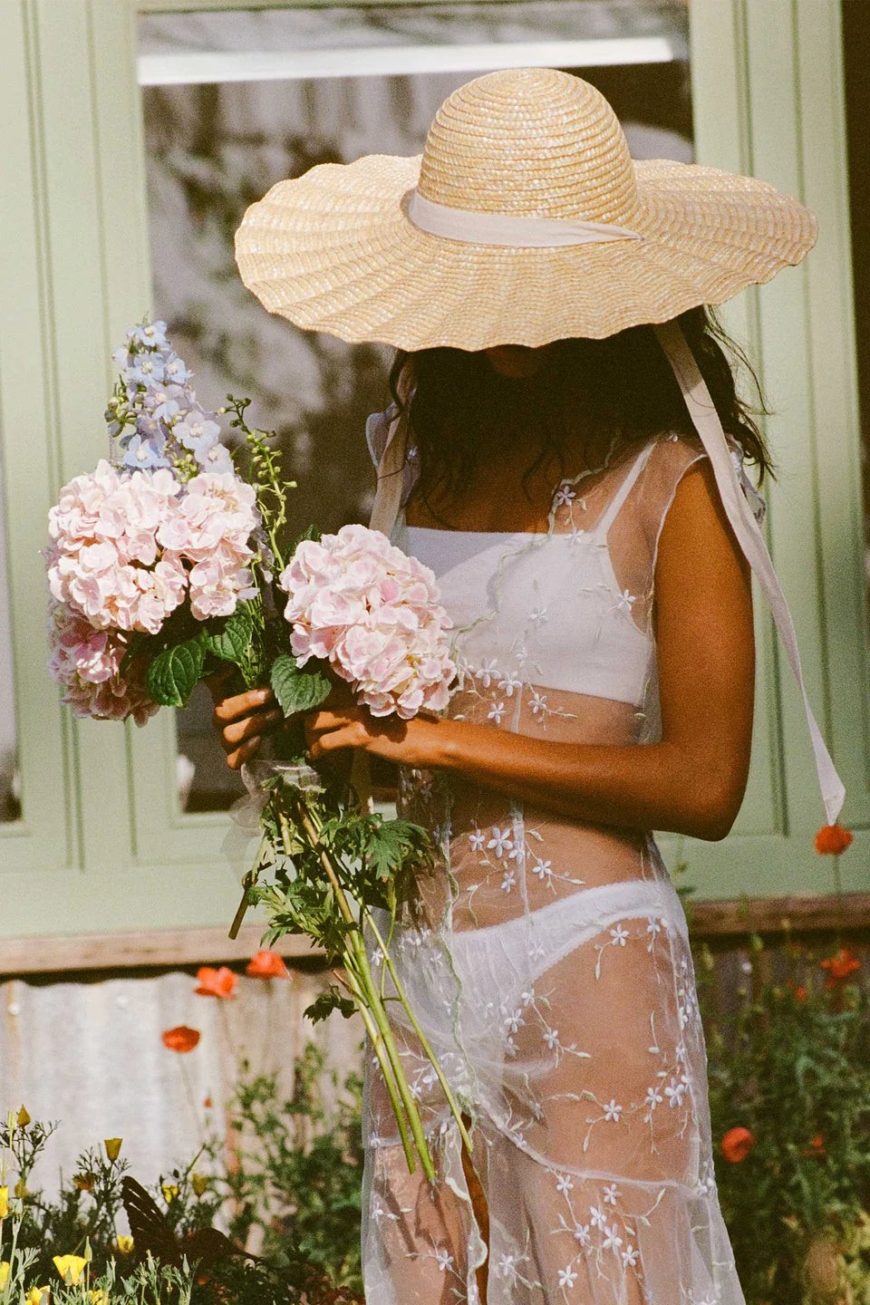 Scalloped Dolce Hat | Natural