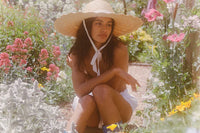 Scalloped Dolce Hat | Natural