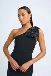 Black Tie Bow Gown
