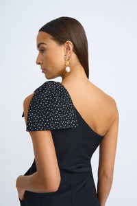 Black Tie Bow Gown