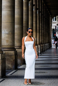 Meline Midi Dress | Ivory