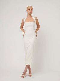 Meline Midi Dress | Ivory