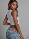 Juno Crop | White