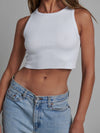 Juno Crop | White