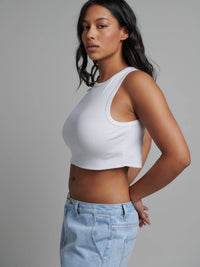 Juno Crop | White