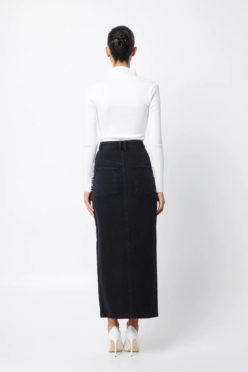 Bexley Midi Skirt | Black