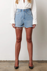 Malibu Denim Short | Hollywood Blue