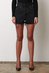 Malibu Denim Short | Backstage Black