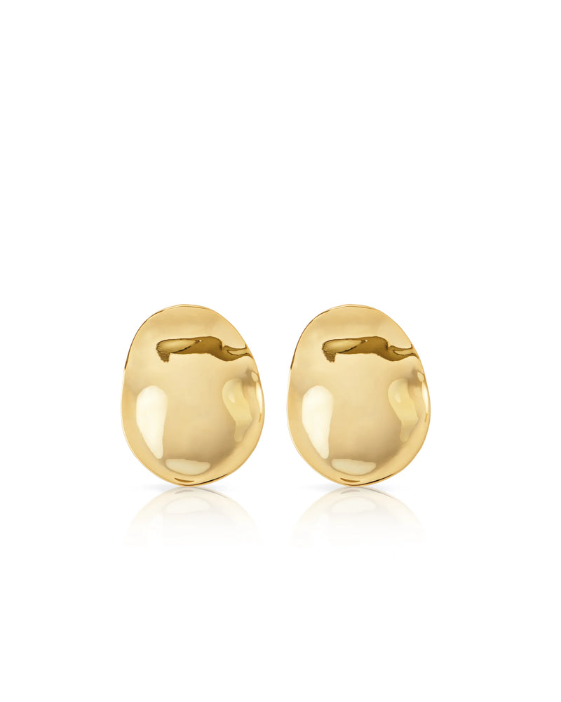 Fluid Earrings | Gold