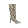 Huw Boot | Snake Print Leather