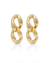 Double Link Earrings | Gold