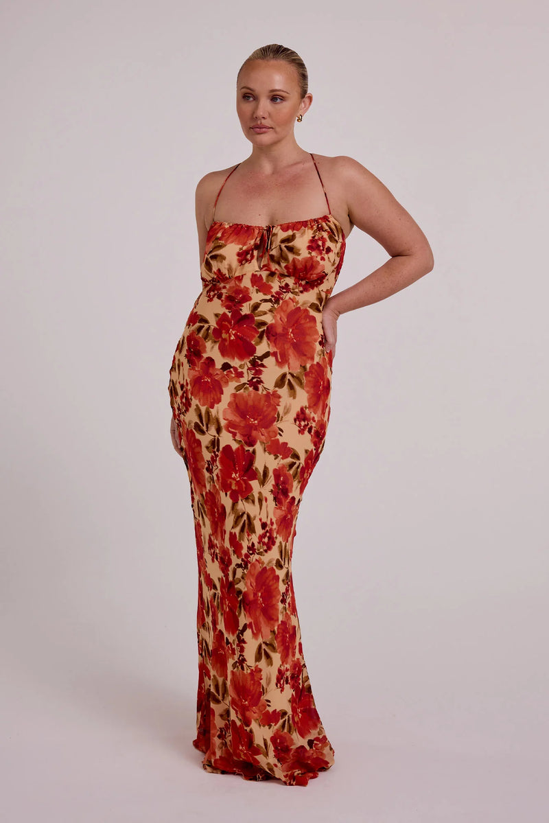 Marta Maxi Dress | Camellia Floral