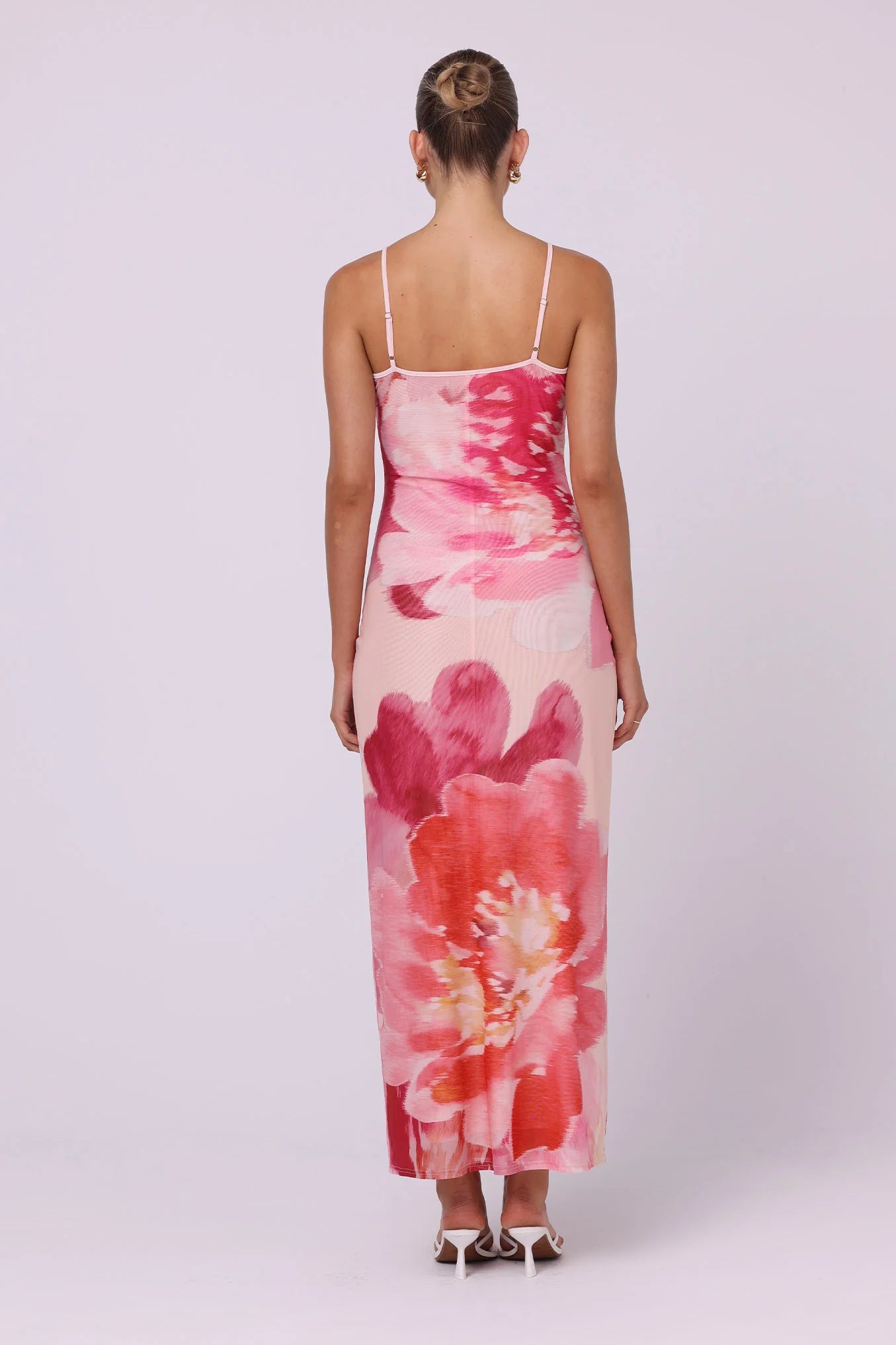 Nora Mesh Maxi Dress | Dahlia Floral