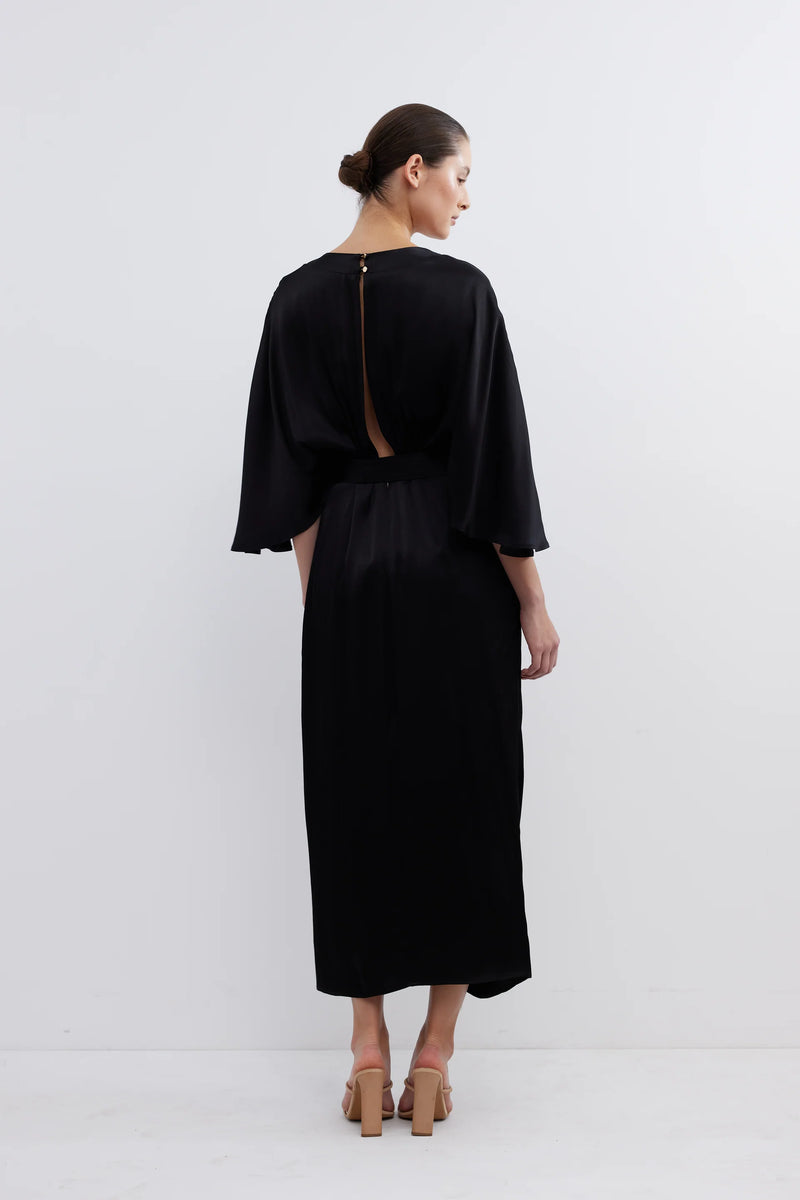 Moda Wrap Midi | Black