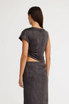 Priya Top | Charcoal