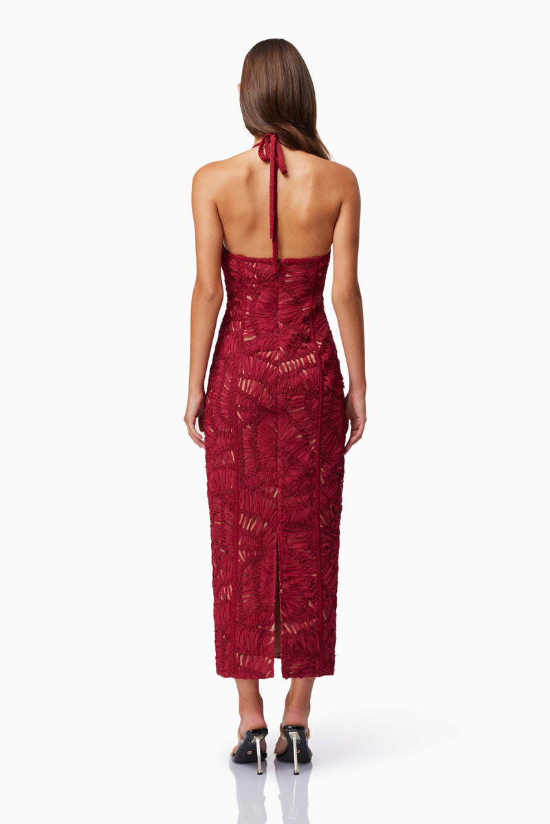 Addison Cocktail Dress | Wine