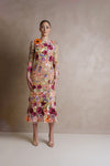 Shannon 3D Floral Midi Dress